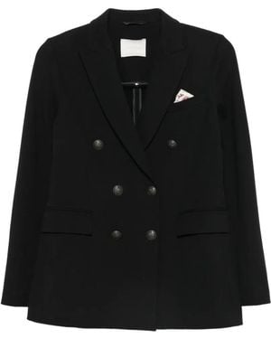 Circolo 1901 Chaqueta Con Solapas De Pico - Negro