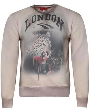 La Maskarade Jersey Dirty London Con Motivo Gráfico - Gris