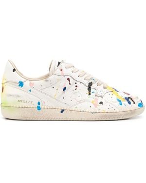 HIDNANDER Baskets Mega T - Blanc