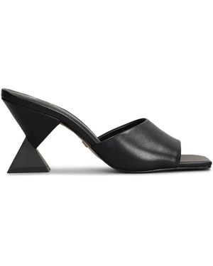 Carrano Leather Heeled Sandals - Black
