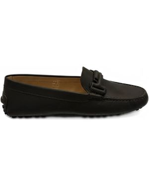 Tod's Gommini doppia T Loafers - Schwarz