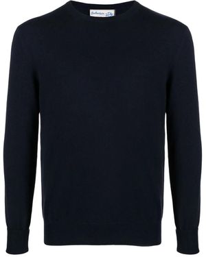 Ballantyne Cashmere Crew-Neck Jumper - Blue