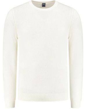 Fedeli Crew-Neck Sweater - White