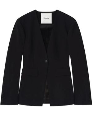 Nanushka Blazer Porset - Black