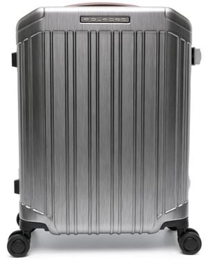 Piquadro Slim-Case Carry-On Suitcase - Grey