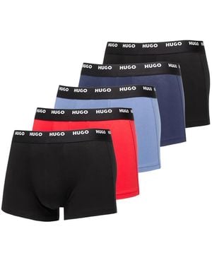 HUGO ロゴ ボクサーパンツ セット - ブラック