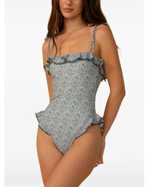 Montce Maillot De Bain Jacelyn À Volants - Blue