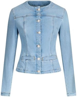 Liu Jo Button-Down Denim Jacket - Blue