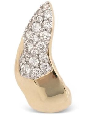 Rainbow K Shark-Tooth Diamond Earring - Metallic