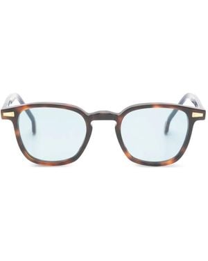 Kyme Fernando Square-Frame Sunglasses - Brown