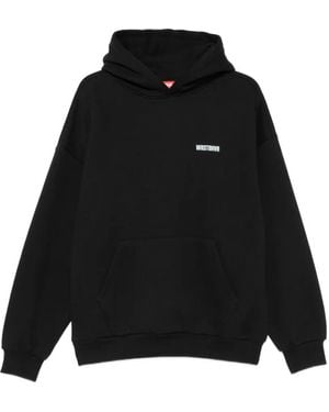 WRSTBHVR Hoodie En Jersey À Logo Imprimé - Black