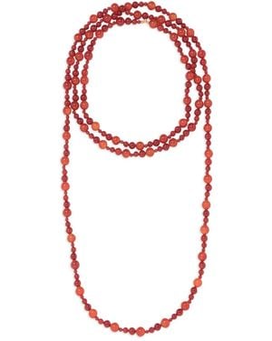 Jennifer Behr Veda Beaded Necklace - Red