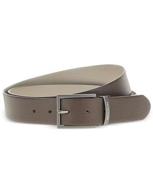 Paul & Shark Reversible Leather Belt - Grey