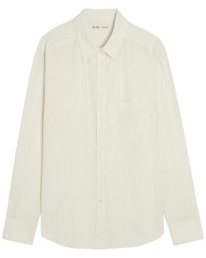 Blazé Milano Camisa A Rayas - Blanco