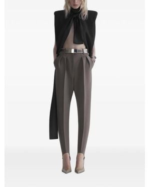 Mugler Draped Top - Black