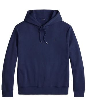Polo Ralph Lauren Logo-Embroidered Hoodie - Blue