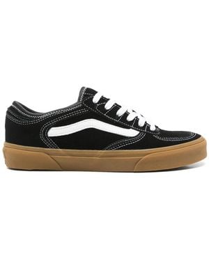 Vans コントラストステッチ スニーカー - ブラック