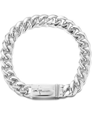 Mateo Sword Cuban Link Bracelet - Metallic