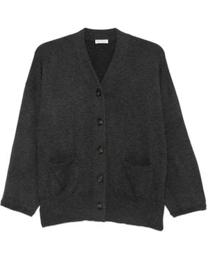 Brunello Cucinelli Button-Up Cashmere Cardigan - Black
