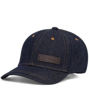 ARMANI EXCHANGE Baseballkappe Mit Logo-Patch - Blau