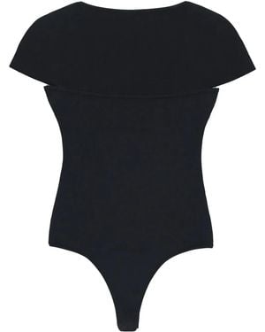 KHAITE Basile Bodysuit - Black