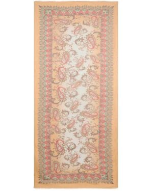 Etro Light Floral Paisley Scarf - Natural
