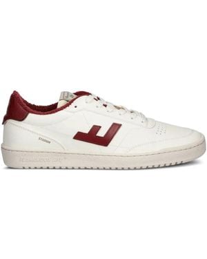Flamingos Leather-Panelled Terry-Cloth Sneakers - Pink