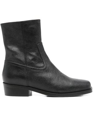 Aquazzura Out Law Lined 40 Ankle Boots - Black