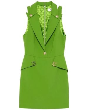 Elisabetta Franchi Short Dresses - Green