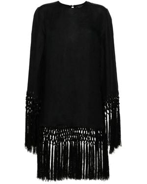 Taller Marmo Murray Linen Short Dress - Black