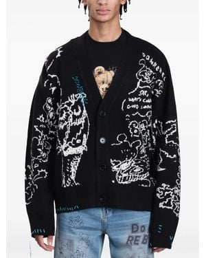 DOMREBEL Utopia Cardigan - Black