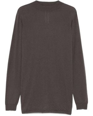 Rick Owens Kasjmier Trui Met Ronde Hals - Grijs