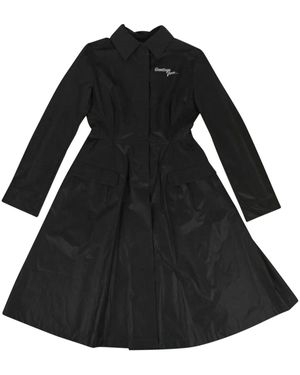 Palm Angels Recovery Windbreaker Coat - Black