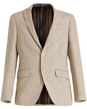 Etro Single-Breasted Tailored Blazer - Natural