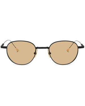 Lunetterie Generale No Time To Die Oval-Frame Sunglasses - Metallic