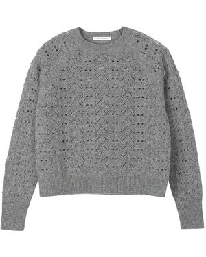 Cecilie Bahnsen Bidane Heritage Lace Pullover - Grey