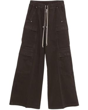 Rick Owens Double Cargo Jumbo Belas Trousers - Black