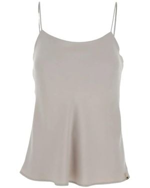 Herno Scoop-Neck Top - Grey