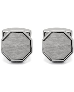 Tateossian Manschettenknöpfe Aus Sterlingsilber - Grau