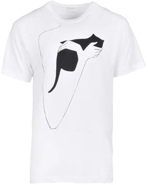 Askthedust Cat Graphic-Print T-Shirt - White