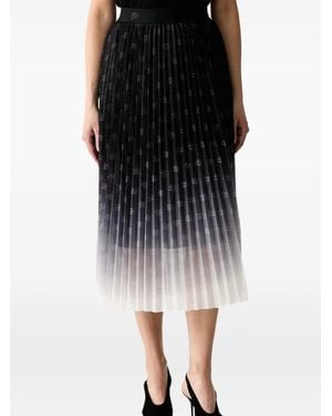 KARL LAGERFELD Pleated Skirt - Black