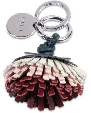 Lancel Tutti Fleuri キーホルダー - ホワイト