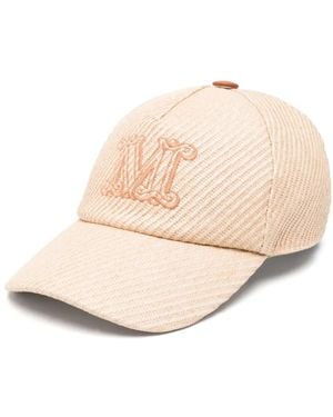 Max Mara Jez キャップ - ナチュラル
