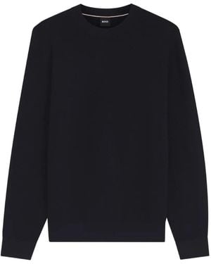 BOSS Regular-Fit Jumper - Blue
