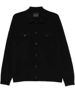 Roberto Collina Raglan-Sleeve Shirt - Black