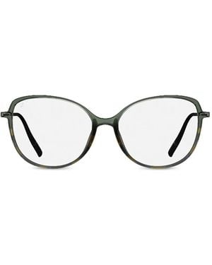 Silhouette Illusion Lite Cat-Eye-Brille - Schwarz