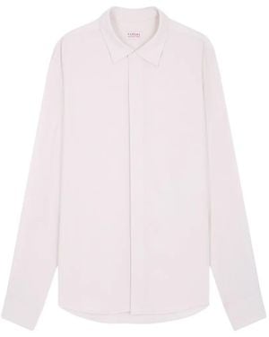 Fursac Concealed-Front Classic-Collar Shirt - Pink