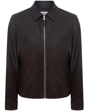 MEGUSTA Degradé Suede Jacket - Black