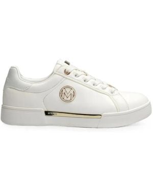 Mexx Logo-Plaque Trainers - White