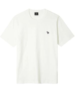Paul Smith Zebra-Patch T-Shirt - White